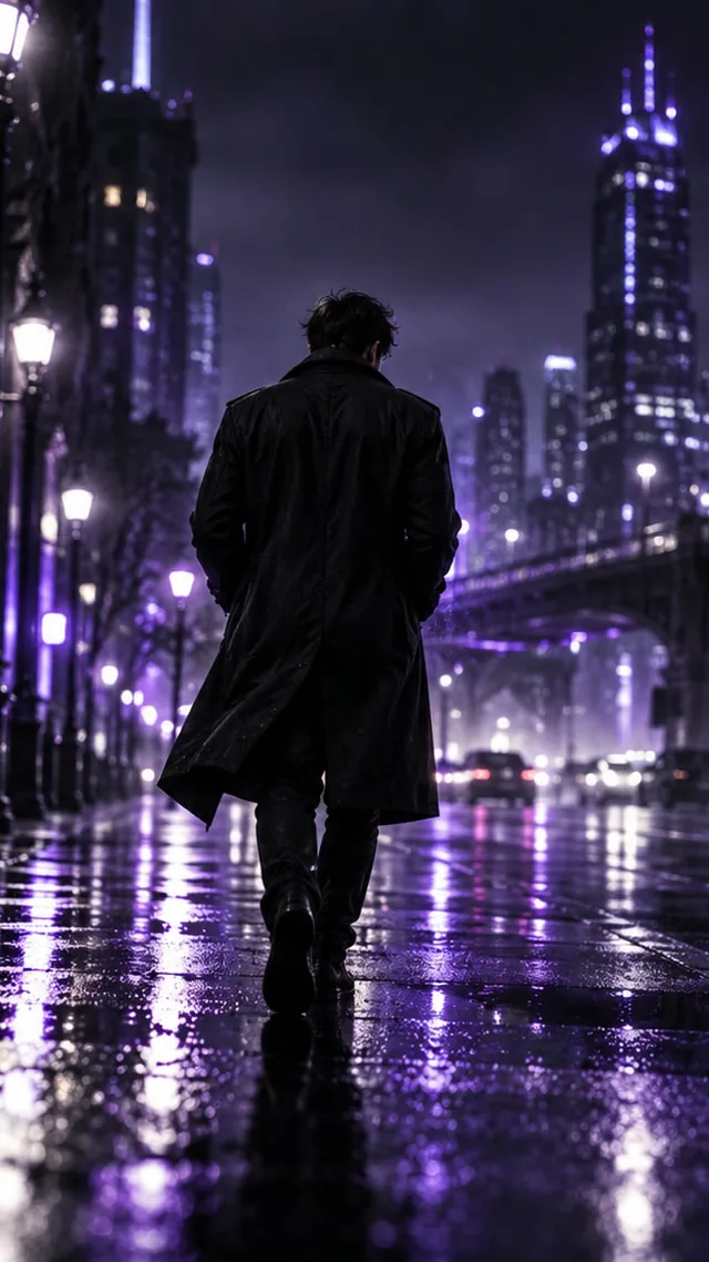 Night walk, a still from a WAN video